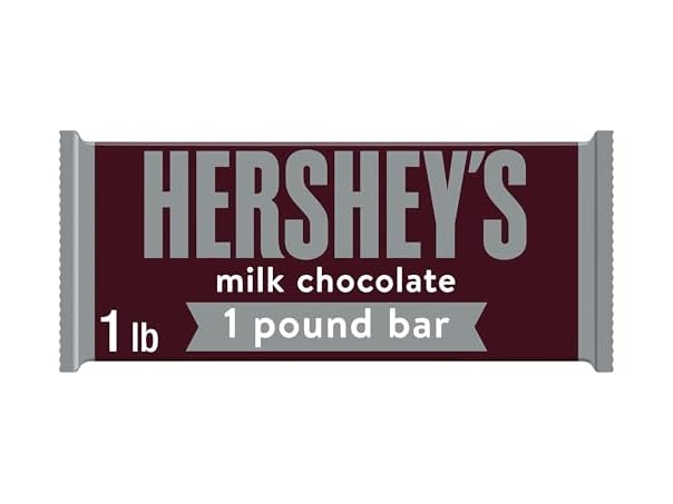 $5.99, Was $10.50, 42% Off! Hersheys Milk Chocolate Bar 1lb dealfomo
