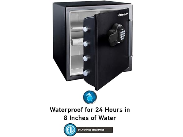 SentrySafe Black Steel Home Safe with Digital Keypad Lock