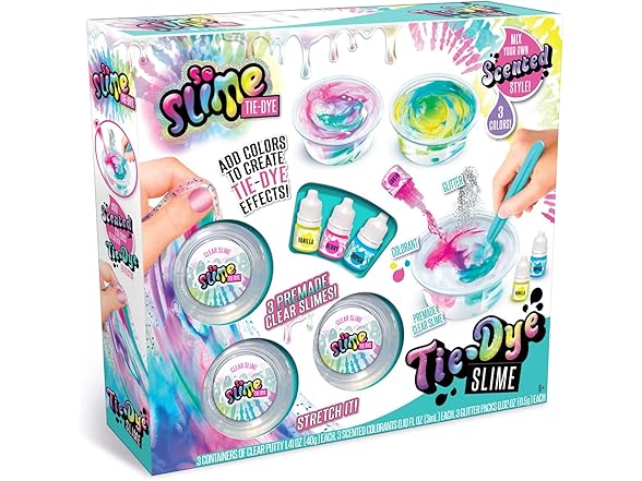 Canal Toys Premade Tie Dye Slime Kit