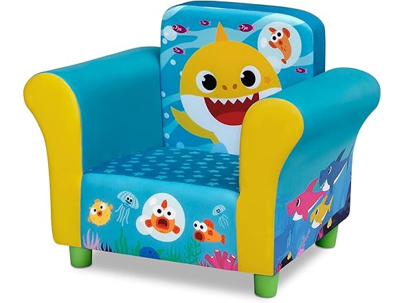 Delta Children Upholstered Chair, Baby Shark
