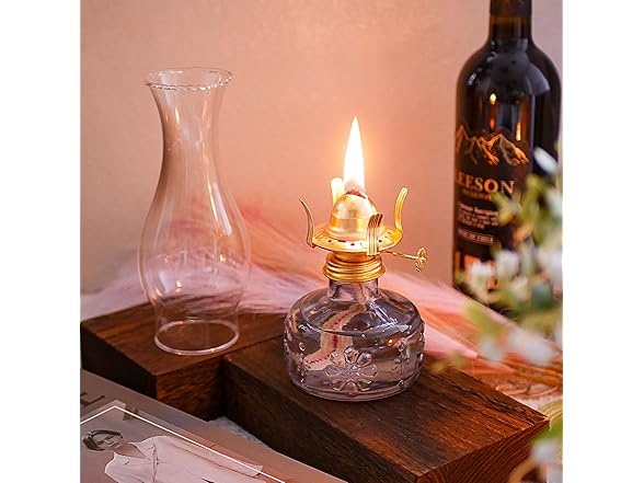 SYOENK 2 Pcs Chamber Oil Lamps