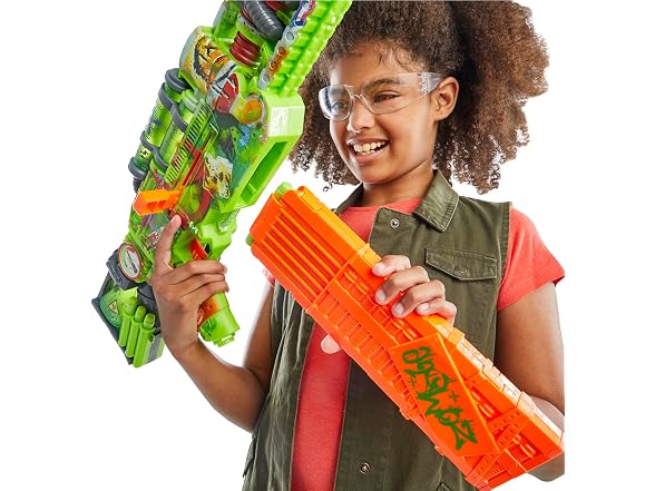 Nerf Zombie Corrupter Dart Blaster, 22  Darts
