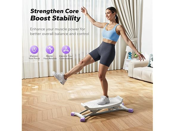 MERACH White/Pink Balance Board for Adults