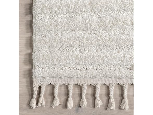 Nuloom Risette Ivory 6 Round Geometric