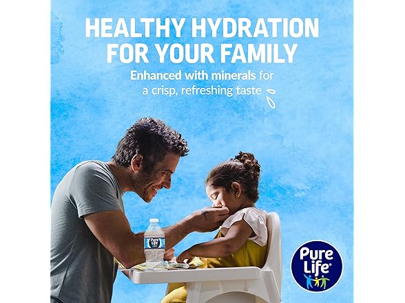 Pure Life Purified Water Bottles, 15 Pack