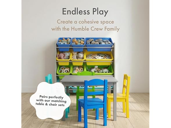 Humble Crew Kids Toy Organizer 12 Bins
