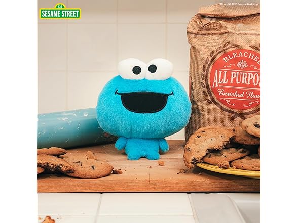 TeeTurtle Cloudheads Cookie Monster Plush