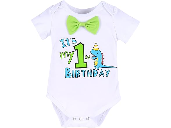 Imekis Boys (12-18 MOS) Dinosaur Outfit Shorts