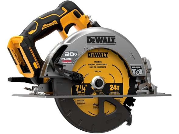 DEWALT DCS573B 20V MAX* 7-1/4 in. Cordless Saw (Tool Only)