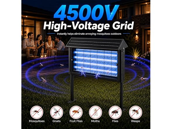 Thcritter Solar Bug Zapper, Standard