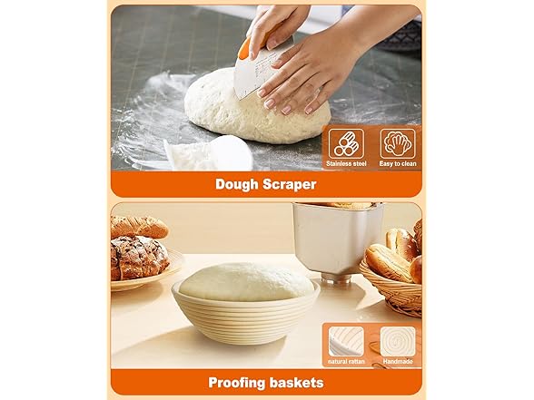 Bread Proofing Basket Set