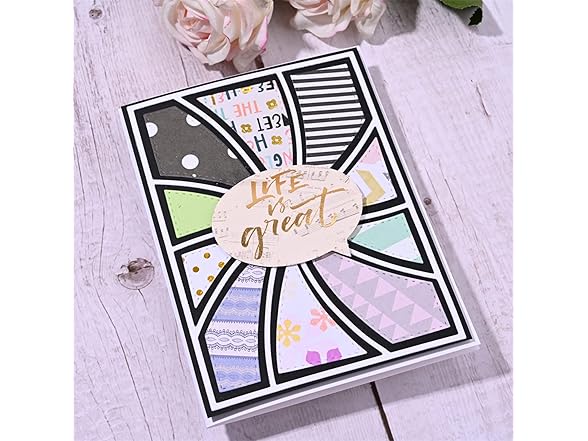 Rectangle Grid Frame Metal Die Cut