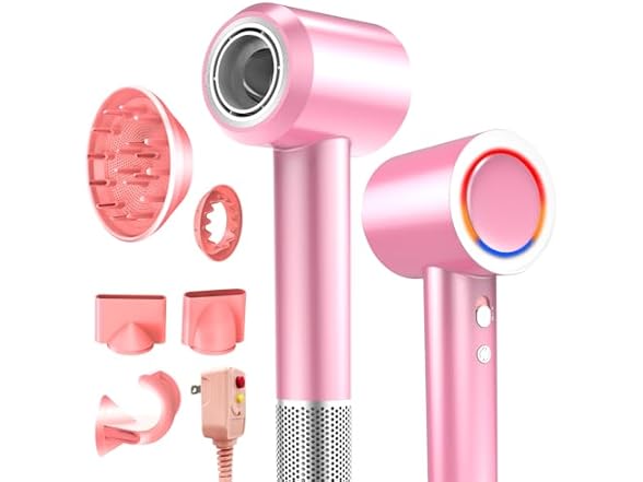 USKOWO Hair Dryer, 1800W Fast Drying Blow Dryer