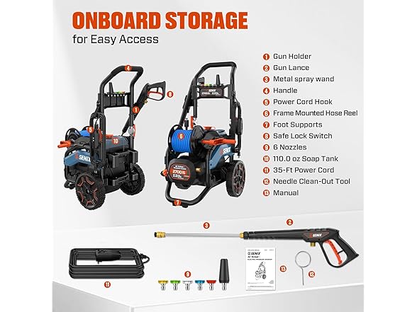 2700 PSI Electric Pressure Washer
