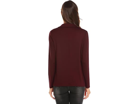 Zeagoo Women (XXL) Long Sleeve Blazer Open Jacket