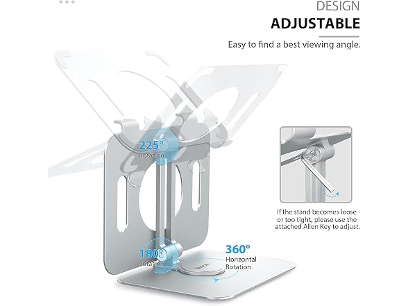 BSOON iPad Stand, Adjustable iPad Holder