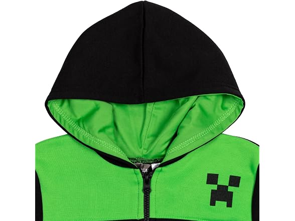 Minecraft Boys (7-8) Half Zip Hoodie