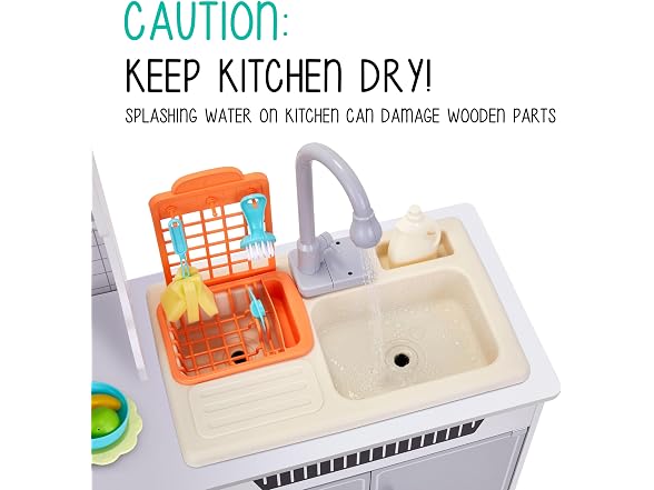 Kitchen Playset With Working Sink