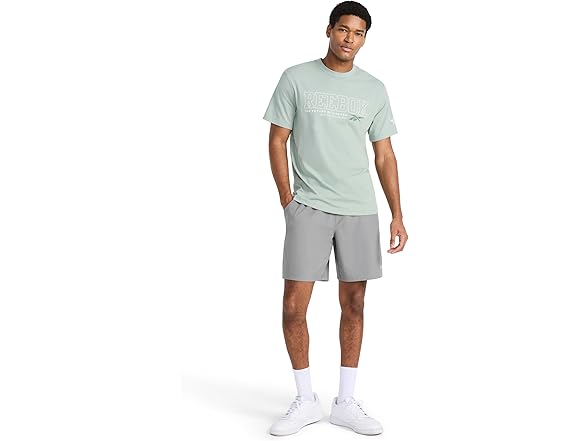 Reebok Men's Short Sleeve Graphic Crewneck T-Shirt