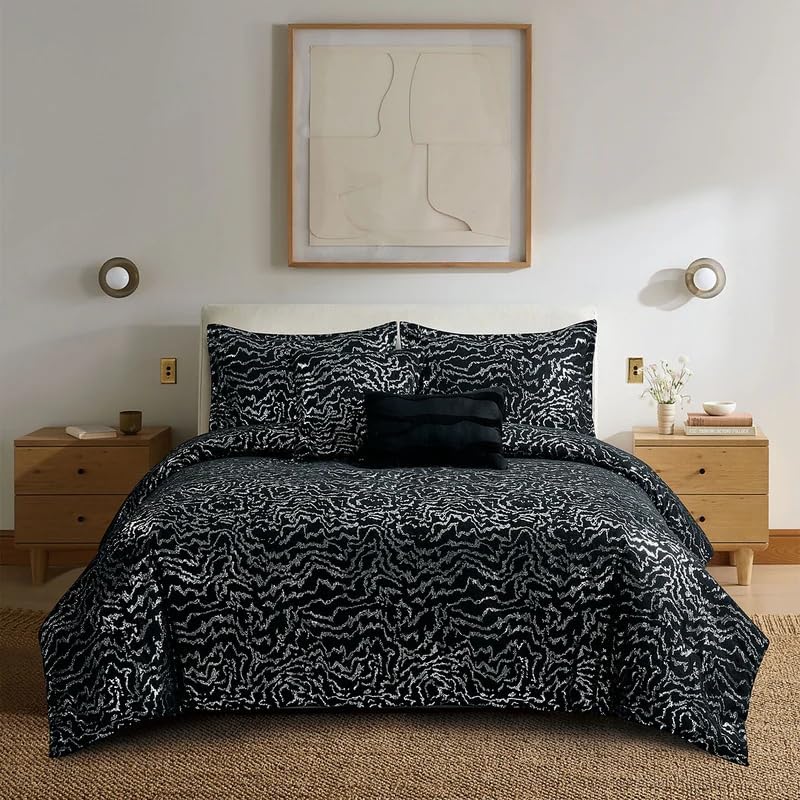 J&V Textiles Botanical 5-Piece Comforter Set - Gallery 16