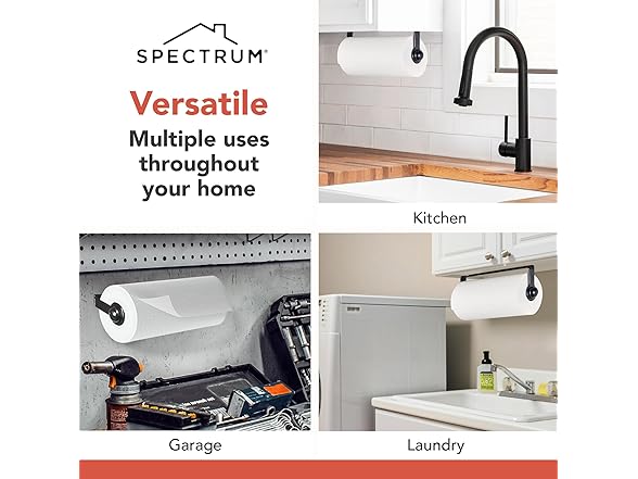Spectrum Paper Towel Holder for Under Cabinet 