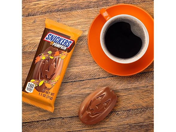 Snickers Pumpkins Milk Choc Halloween 6p