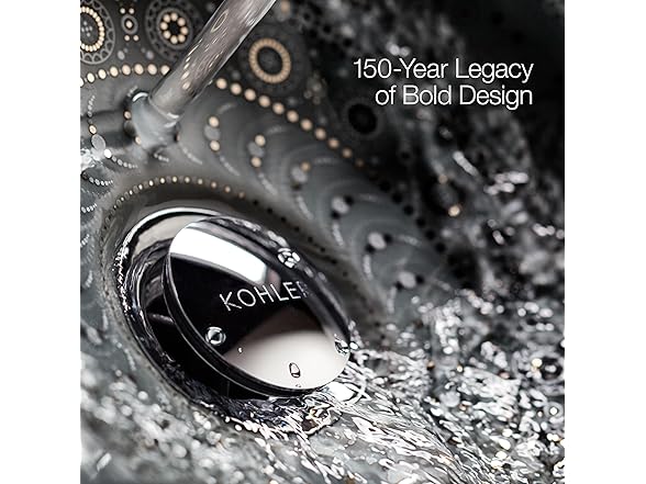 KOHLER K-23765-BMB Tone Faucet Sprayhead Black/Brass