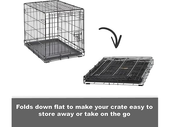 New World Double Door Metal 36-In Crate