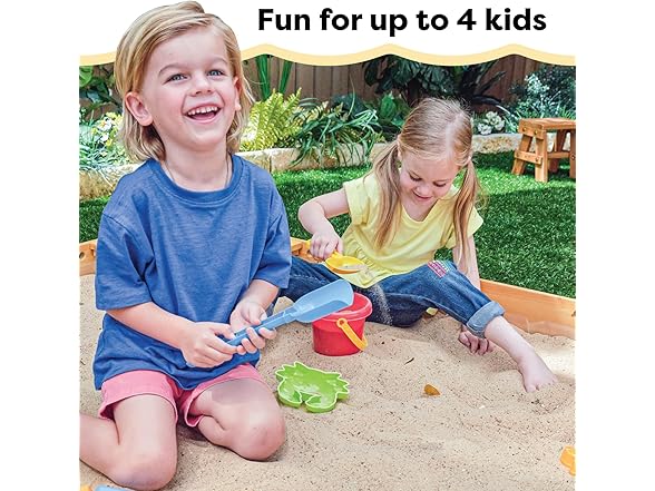 KidKraft Wooden Backyard Sandbox