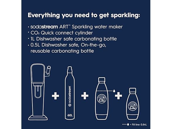 SodaStream 1013511011 ART Sparkling Water Maker Blac