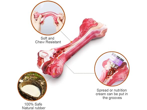 Dog Toys Aggressive Chewers Simulated Bone Dog Toys