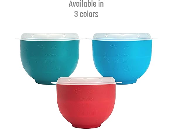 Goodful Silicone Popcorn Popper, Blue