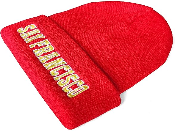 Zihogrc Football Fans Embroidered Beanie