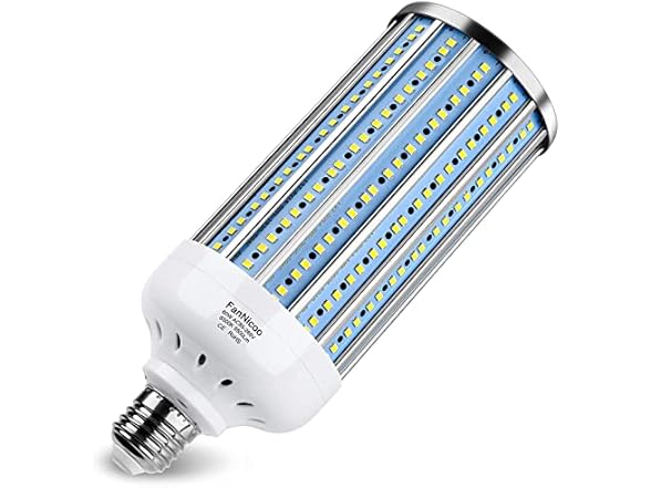 FanNicoo E26 60W LED Light Bulb 500W Equivalent