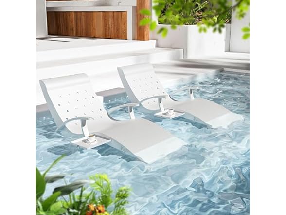 Sun Tanning Lounge Chair with Tray & Towel Ledge
