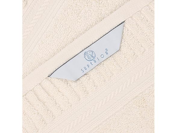 Superior 6PC Venice Zero Twist Cotton Towels