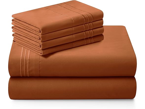 6 Piece Extra Deep Pocket King Sheets