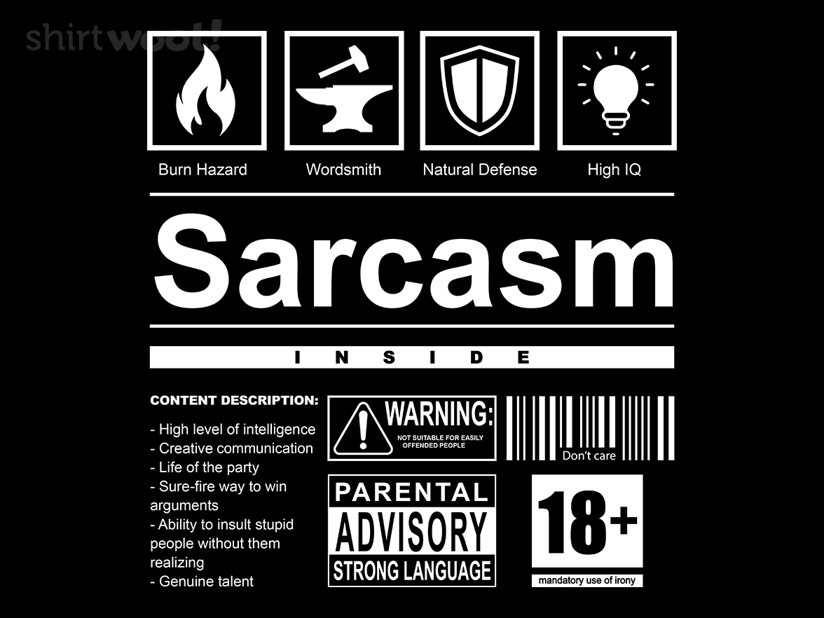 Sarcasm Label - Gallery 4