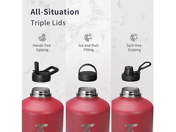 Trebo Water Bottle with Paracord Handle