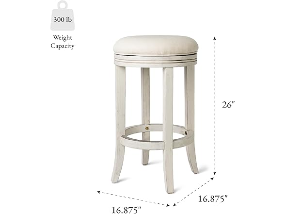 Maven Lane Eva 26" Swivel Counter Stool