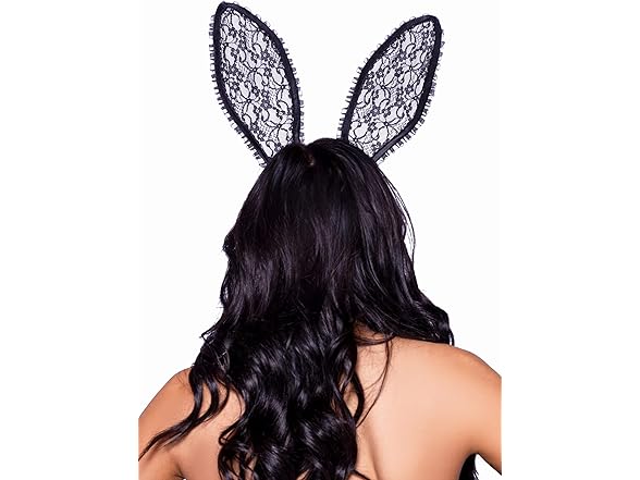 Ruffle Lace Bendable Bunny Ears 