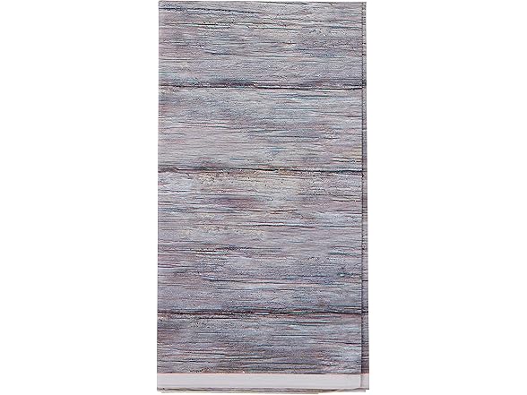 Gray Rustic Wood Plastic Table Cover