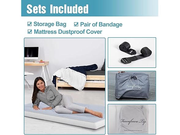 KIAYACI Floor Mattress Full Size