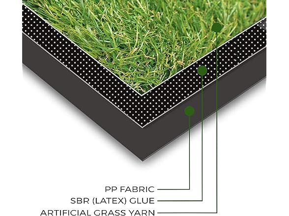 Superior Artificial Grass Synthetic Lawn Indoor/ Outdoor Turf Area Rug