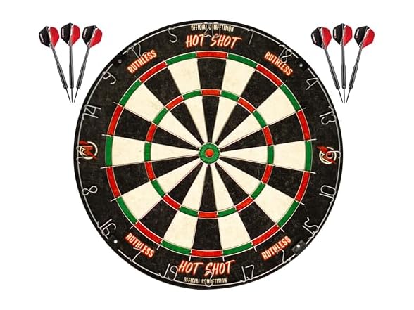Ruthless Hot Shot Dart Board