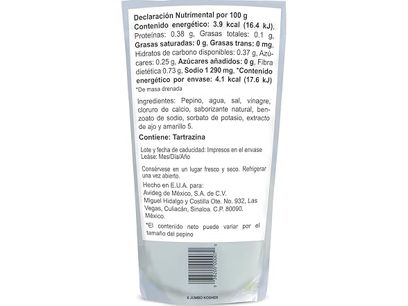 1CT Jumbo Kosher Pickle