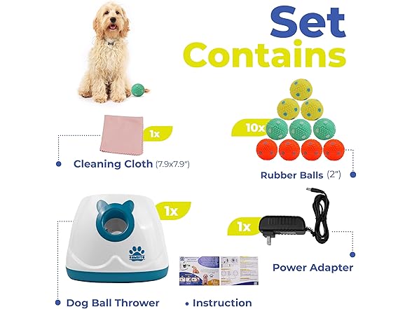 Pawsito Automatic Dog Ball Launcher