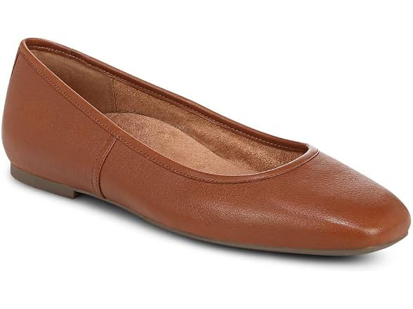 Vionic Womens Orinda Ballet Flat Tan
