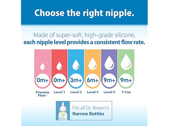Dr. Brown's Original Nipple Level 4 6ct