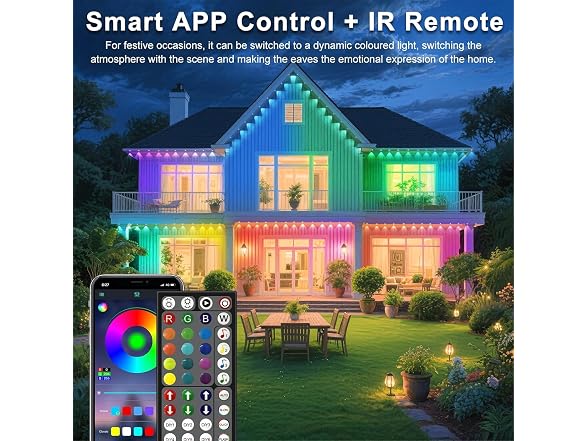 400Ft Permanent Outdoor Lights